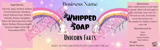 Digital Themed Whipped Soap Labels Fizzywhiz Set 5