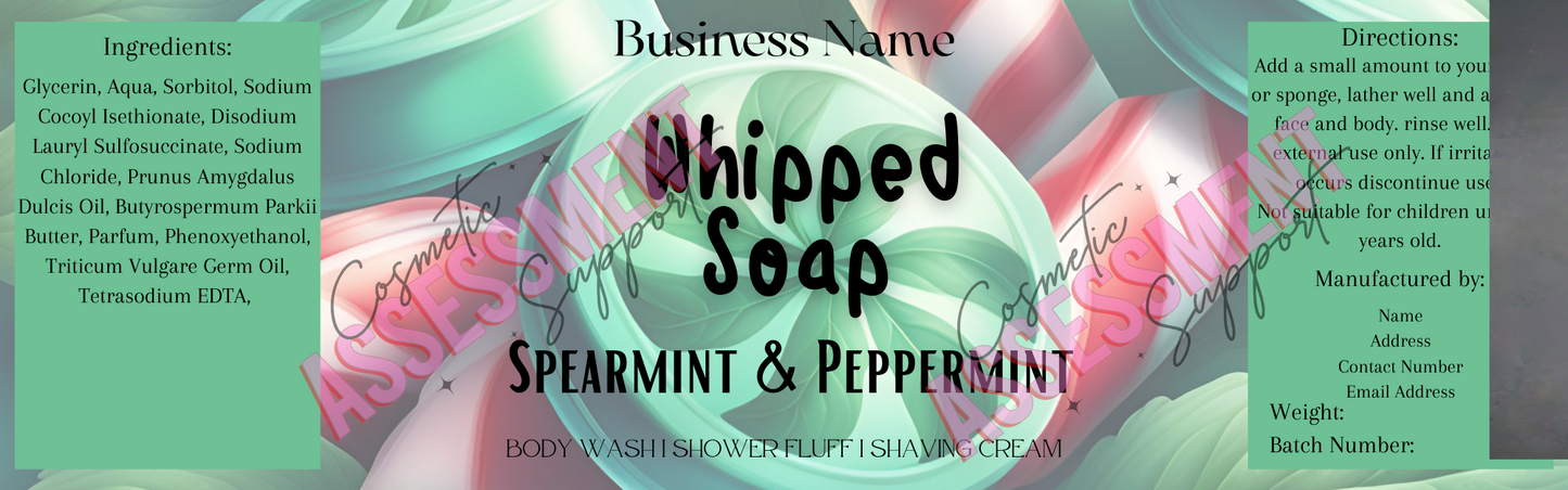 Digital Themed Whipped Soap Labels Fizzywhiz Set 5