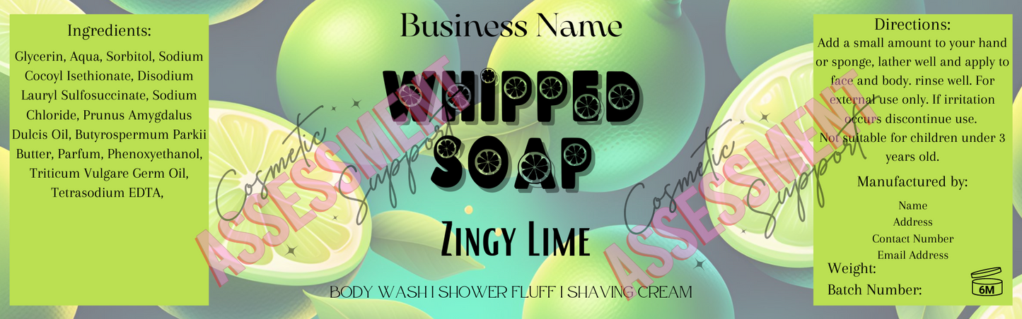 Digital Themed Whipped Soap Labels Fizzywhiz Set 5