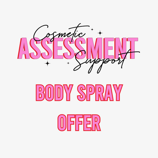 Body Spray (Non Alcohol) Cosmetic Assessment Support