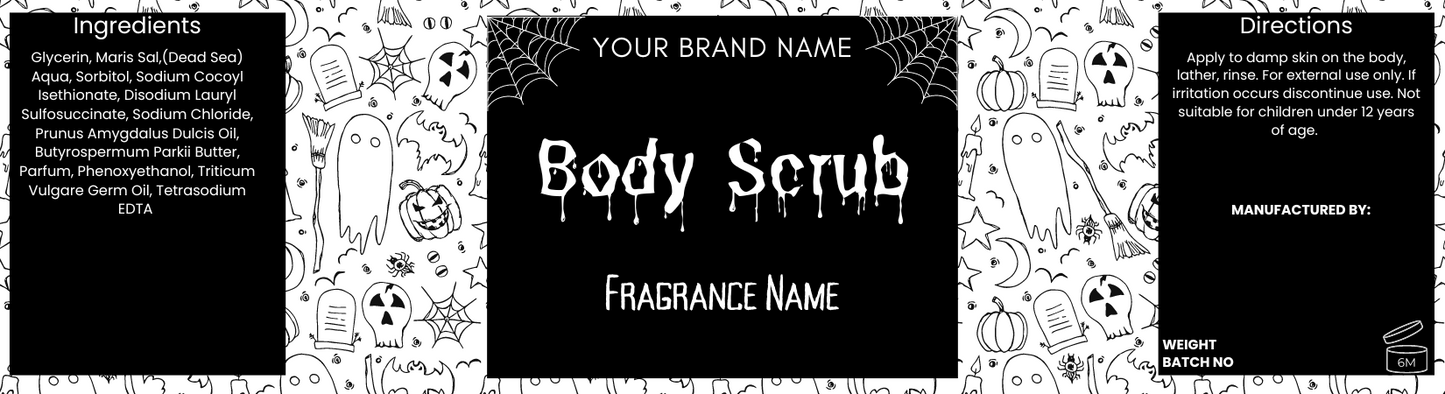 Digital Halloween Product Labels